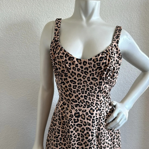 Code X Mode Leopard Print Midi Sundress - Picture 6 of 10